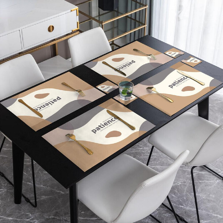 Umber Rea Leather Rectangular Placemat Wayfair